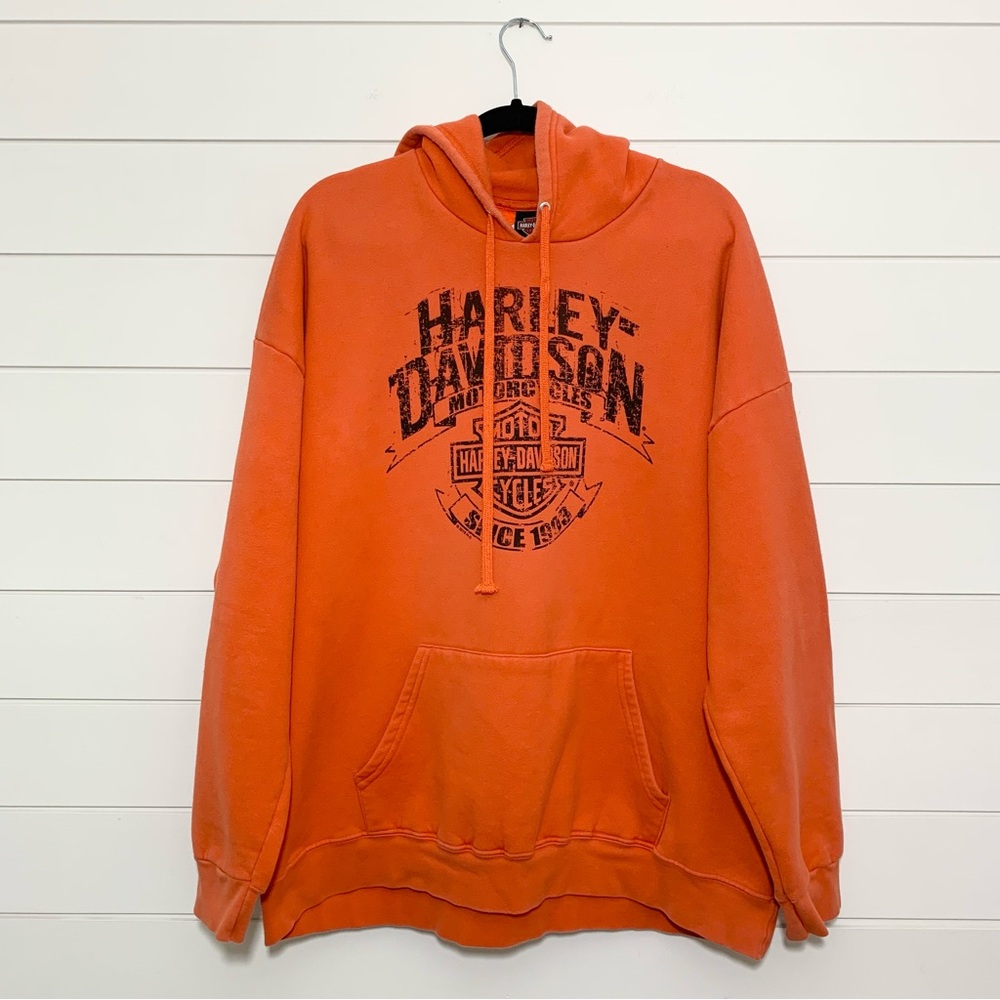 Harley-Davidson Orange Hoodie